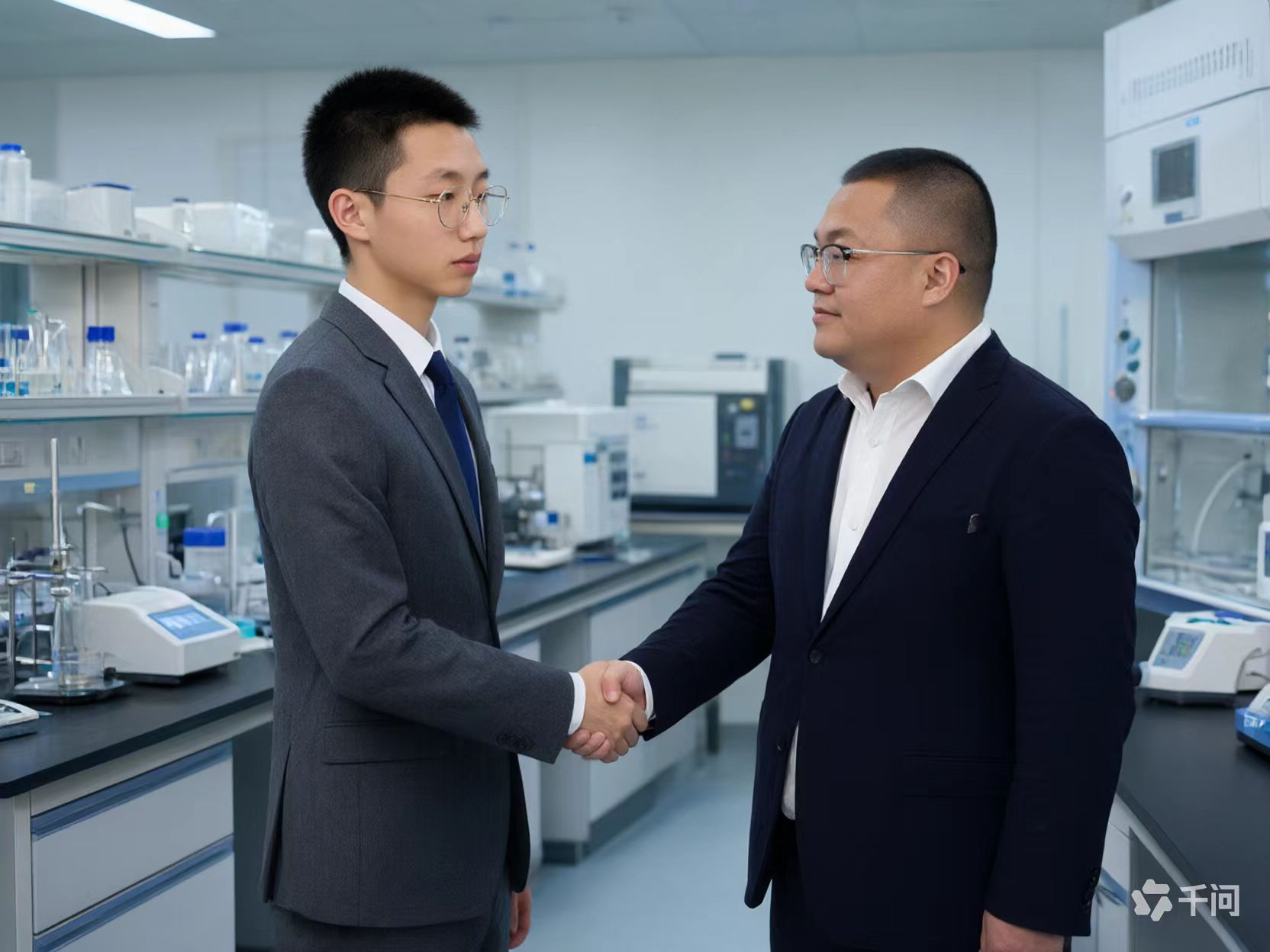 赵晓鸟副所长与孙笑川教授交换意见